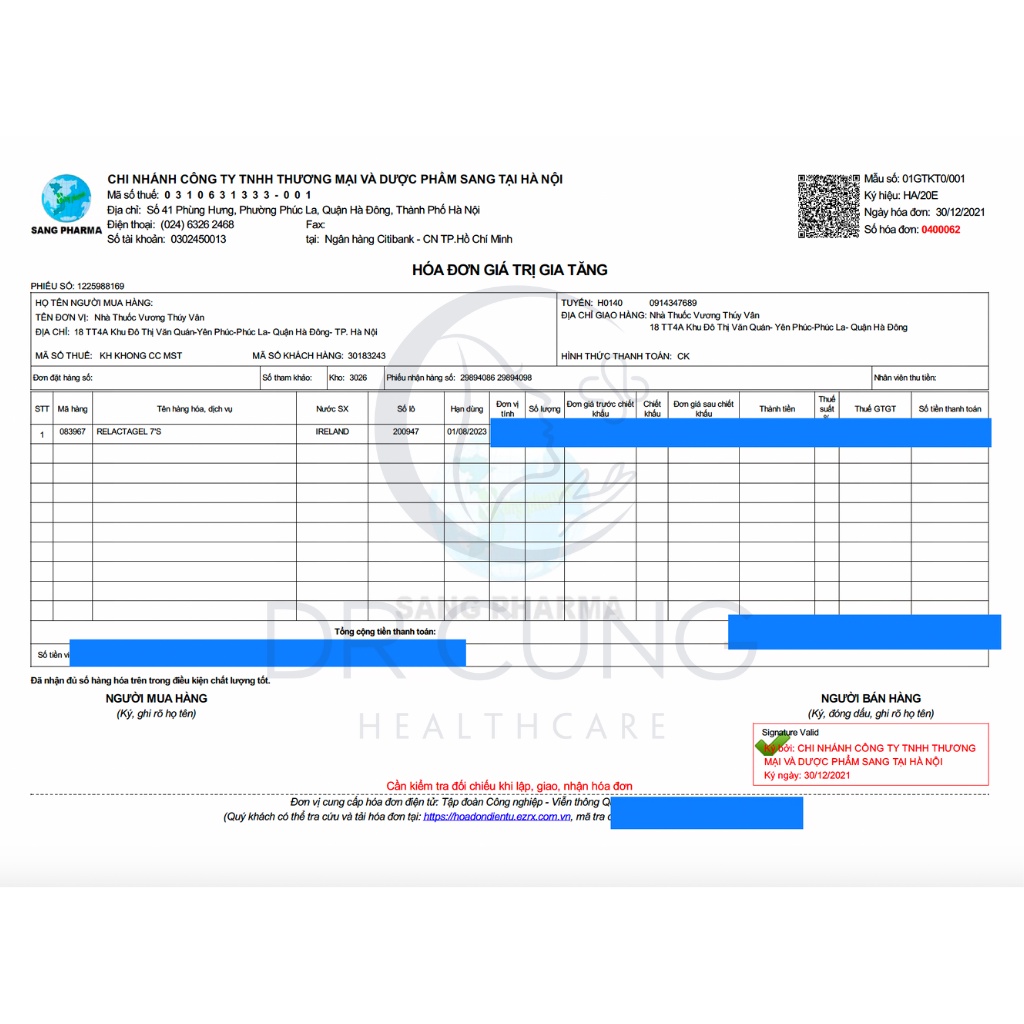 Gel Đặt Âm Đạo Relactagel - Gel Phụ Khoa, Phòng Ngừa Nhiễm Khuẩn, Chăm Sóc Vùng Kín, Khử Mùi Hôi (Tuýp 5ml) [Chính Hãng]