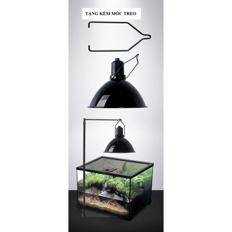 Chụp đèn bò sát chui sứ chịu nhiệt loại phun bóng cao cấp Nomoy pet