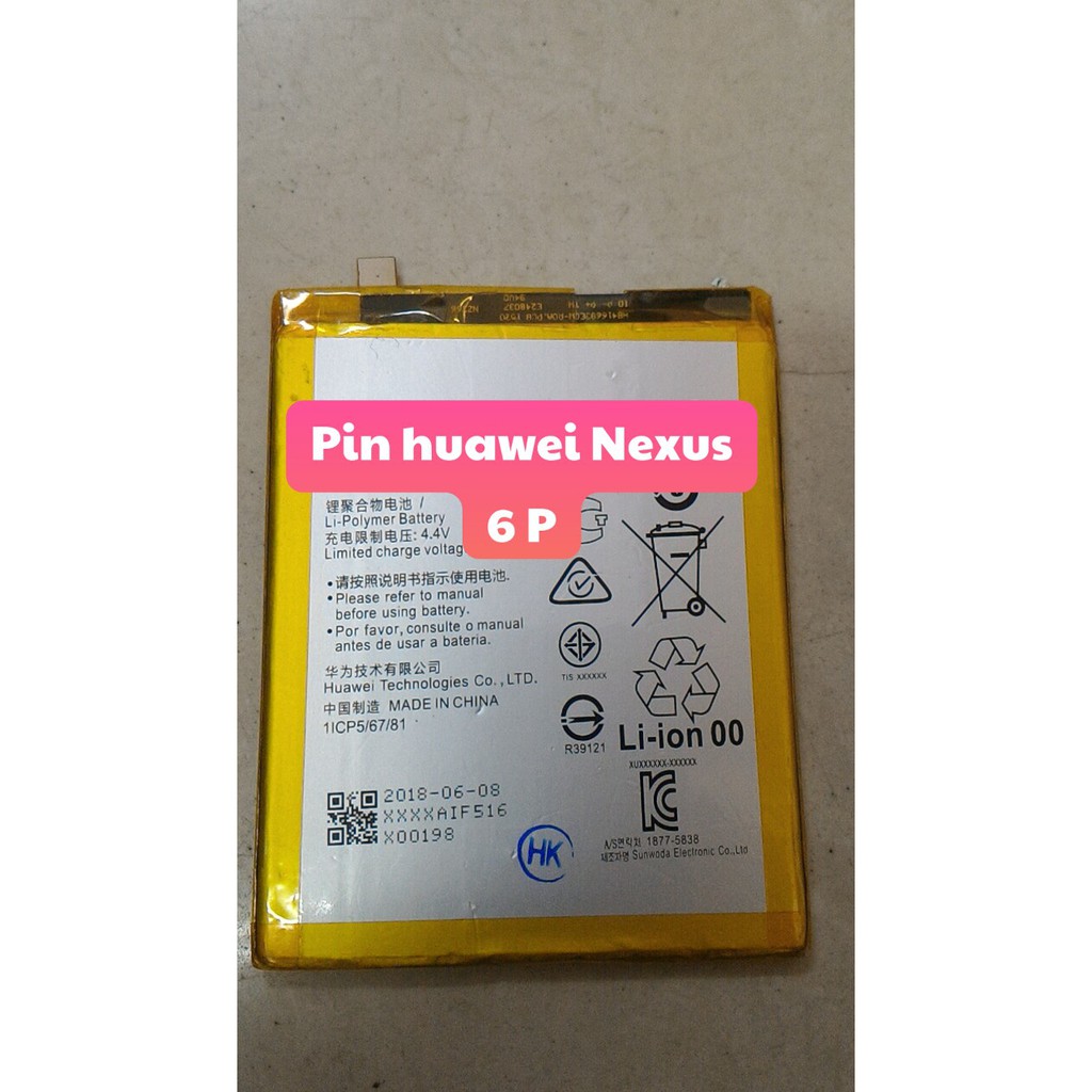 🌟 Pin Huawei 🌟 Nexus 6P Chinh Hãng