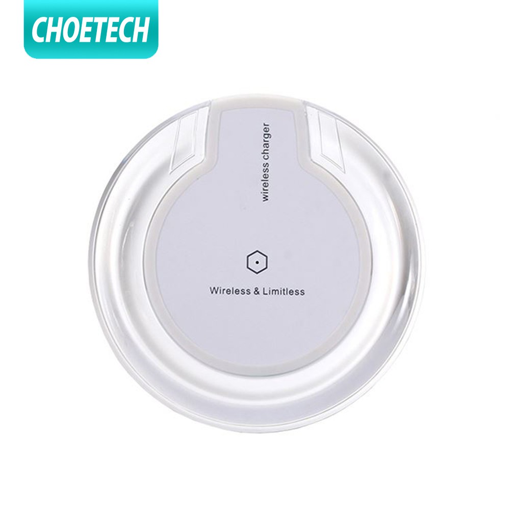 Bộ Sạc Không Dây Choetech Qi Siêu Mỏng 5v / 1a 5w Cho Iphone