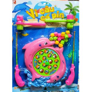 Bộ Đồ Chơi Câu Cá Đập Chuột 2 Trong 1