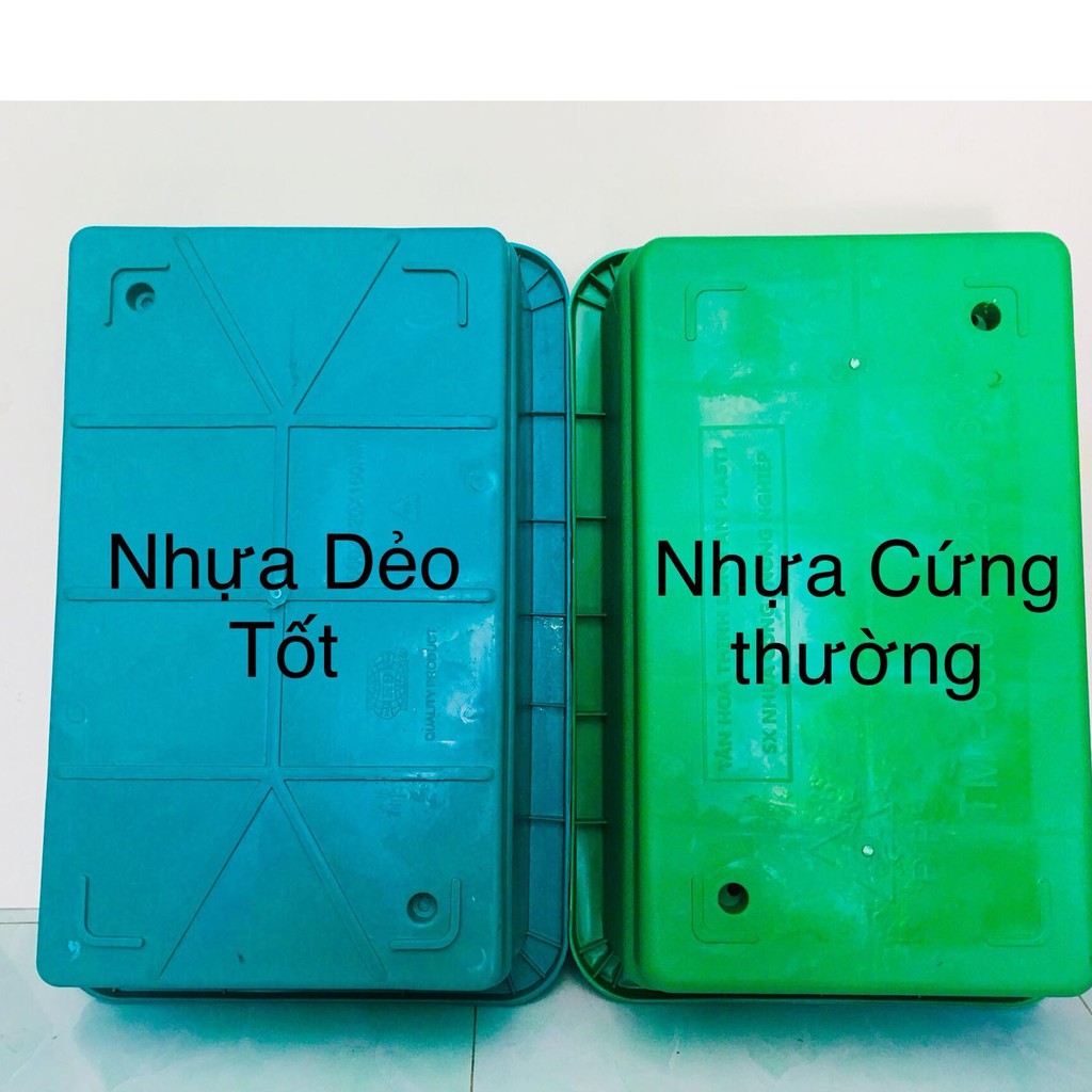 Khay trồng rau, máng trồng rau, khay nhựa trồng cây đa năng + Tặng Đế lót giữ nước (64*42)