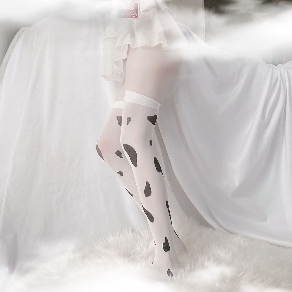 Tất Dài Hóa Trang Bò Sữa Quyến Rũ Dành Cho Nữ