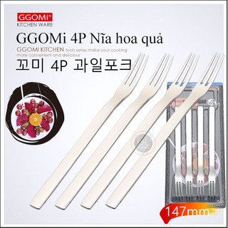 GG 663F - bộ 4 dĩa ăn trái cây Hàn Quốc