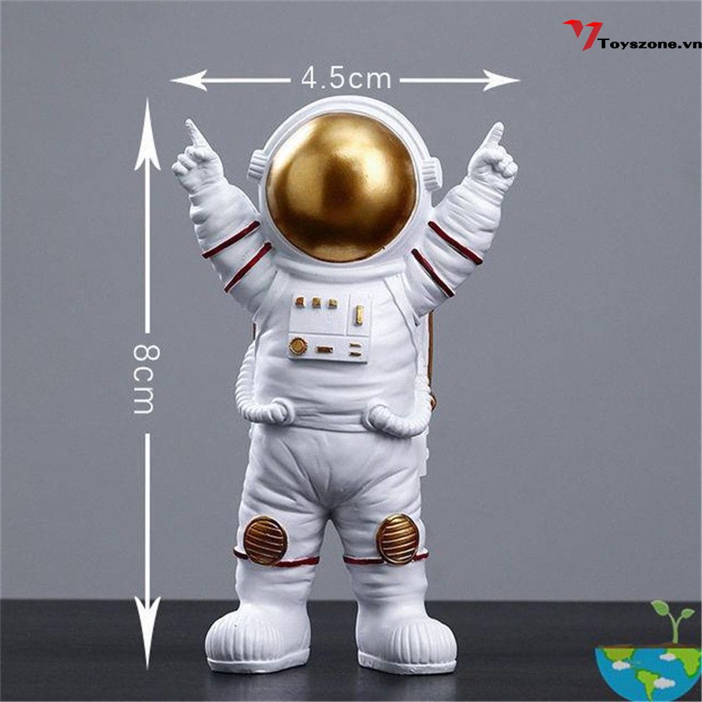 1/3 Cái Sáng Tạo Nhựa Phi Hành Gia Phi Hành Gia Để Bàn Trang Trí Hình Tượng Spaceman Trang Trí Mẫu Quà Tặng Trang Trí Nhà Cửa