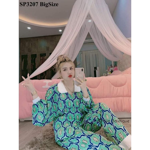 Mango big size cổ sen