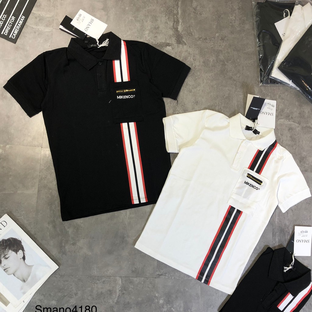 Áo Polo Nam, Áo Thun Cổ Bẻ Kẻ Sọc Phối Túi Thời Trang Sang Trọng Chất Liệu Thun Cá Sấu Cao Cấp - AC105 | BigBuy360 - bigbuy360.vn