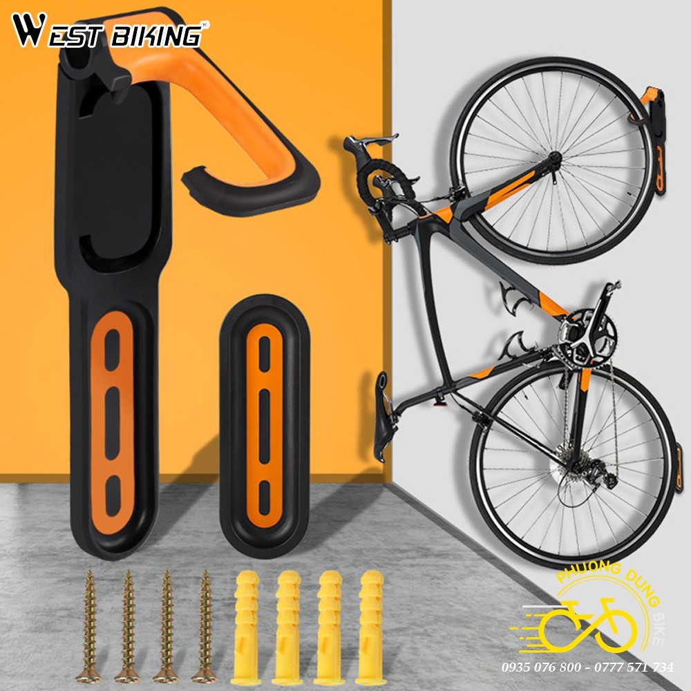 Giá móc treo bánh xe đạp lên tường WEST BIKING