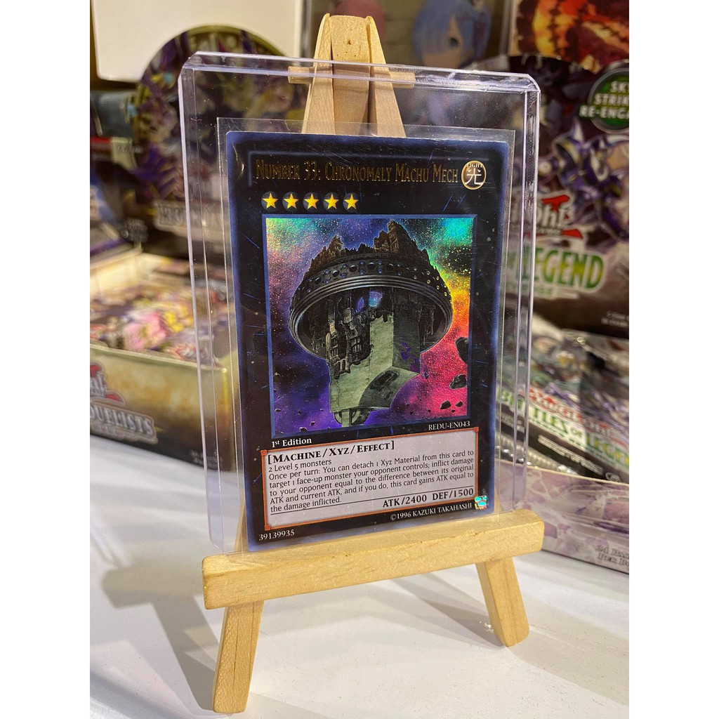 Lá bài thẻ bài Yugioh Number 33 Chronomaly Machu Mech – Ultra Rare - Tặng bọc bài nhựa bảo quản