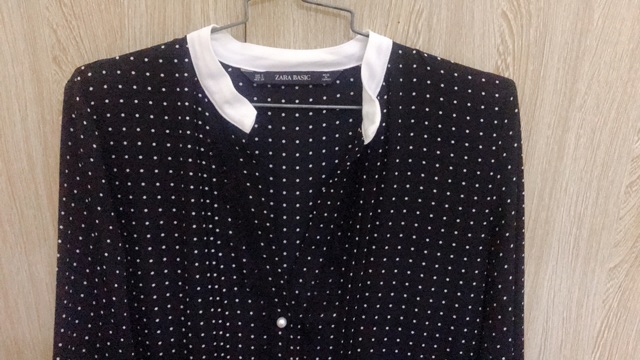 Váy Zara chấm bi chính hãng size S pass - Hàng có sẵn