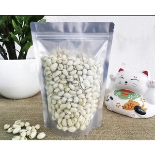 Túi zíp 1 mặt trong mặt BẠC đáy đứng