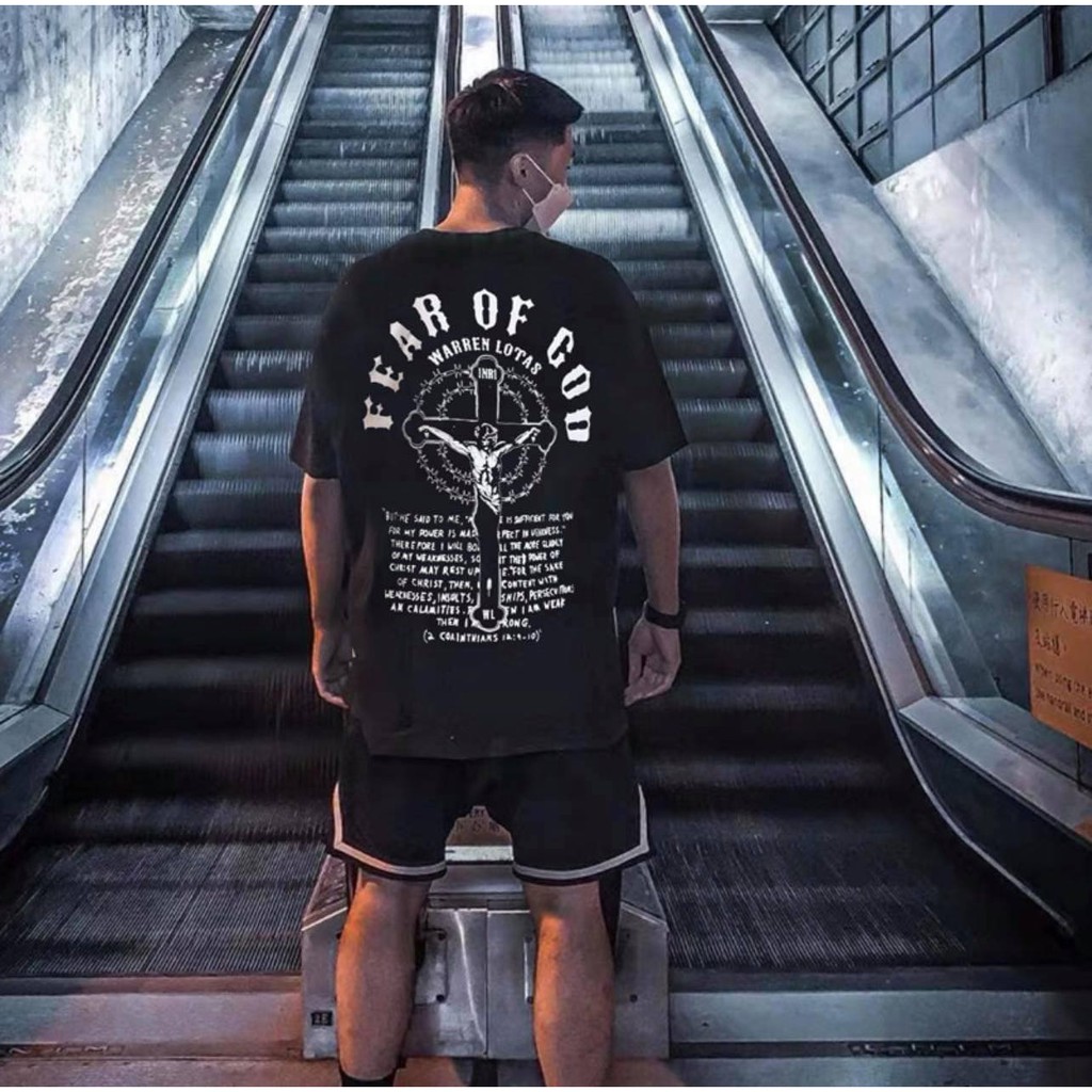 Áo thun FEAR OF GOD (ảnh chụp thật)