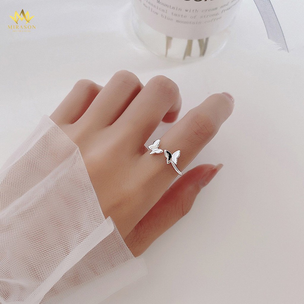 Nhẫn Bạc Nữ MIRASON Bướm Bay Đơn Giản Sang Trọng MNH043 - Nhẫn Nữ Bạc 925 Cao Cấp