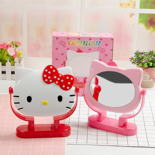 GƯƠNG ĐỂ BÀN HELLO KITTY