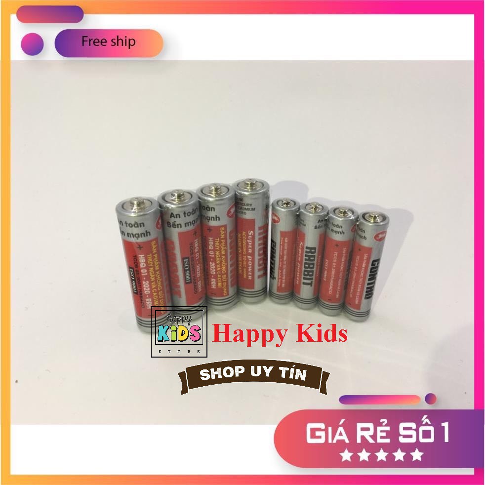 Pin con thỏ 1,5V (1 vỉ 4 viên) (rabbit /AA, /AAA)