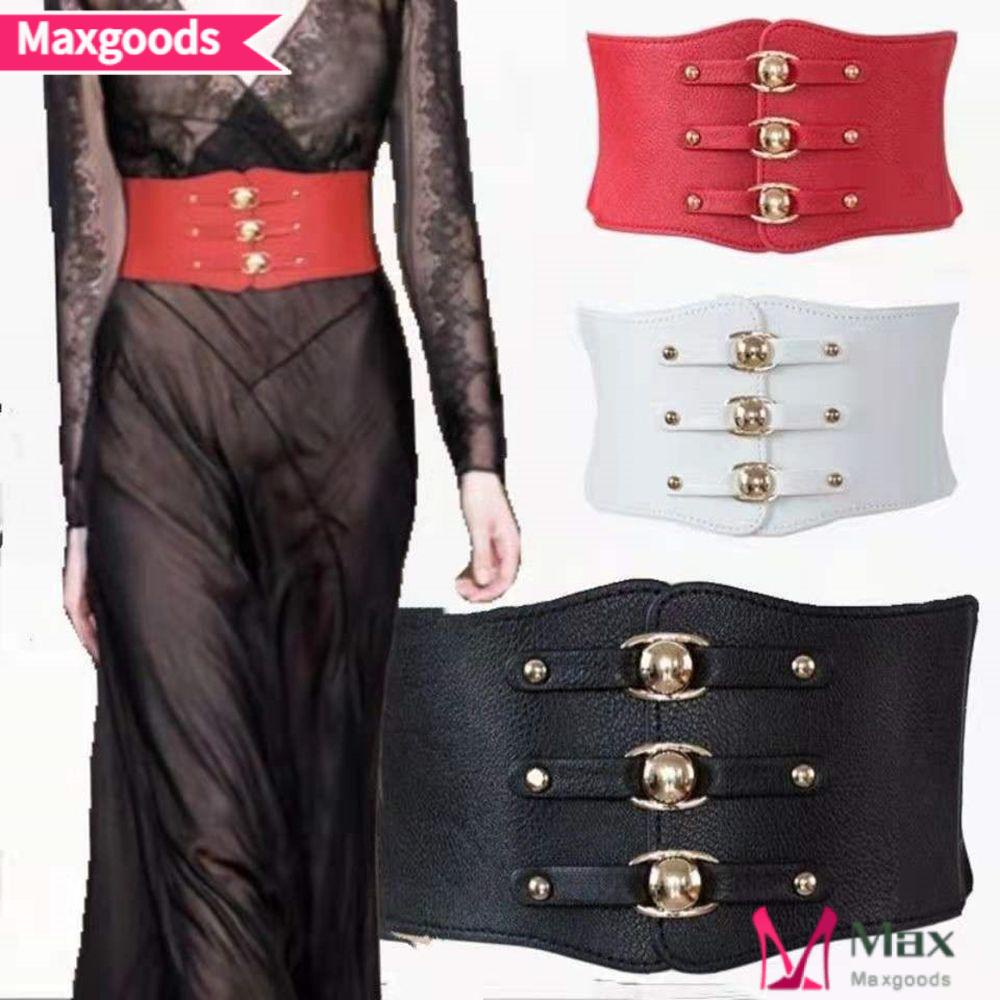 Thắt Lưng Corset Đính Đinh Tán Phong Cách Punk Thời Trang Cho Nữ