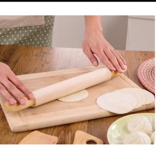 Cán bột gỗ có tay cầm 42cm