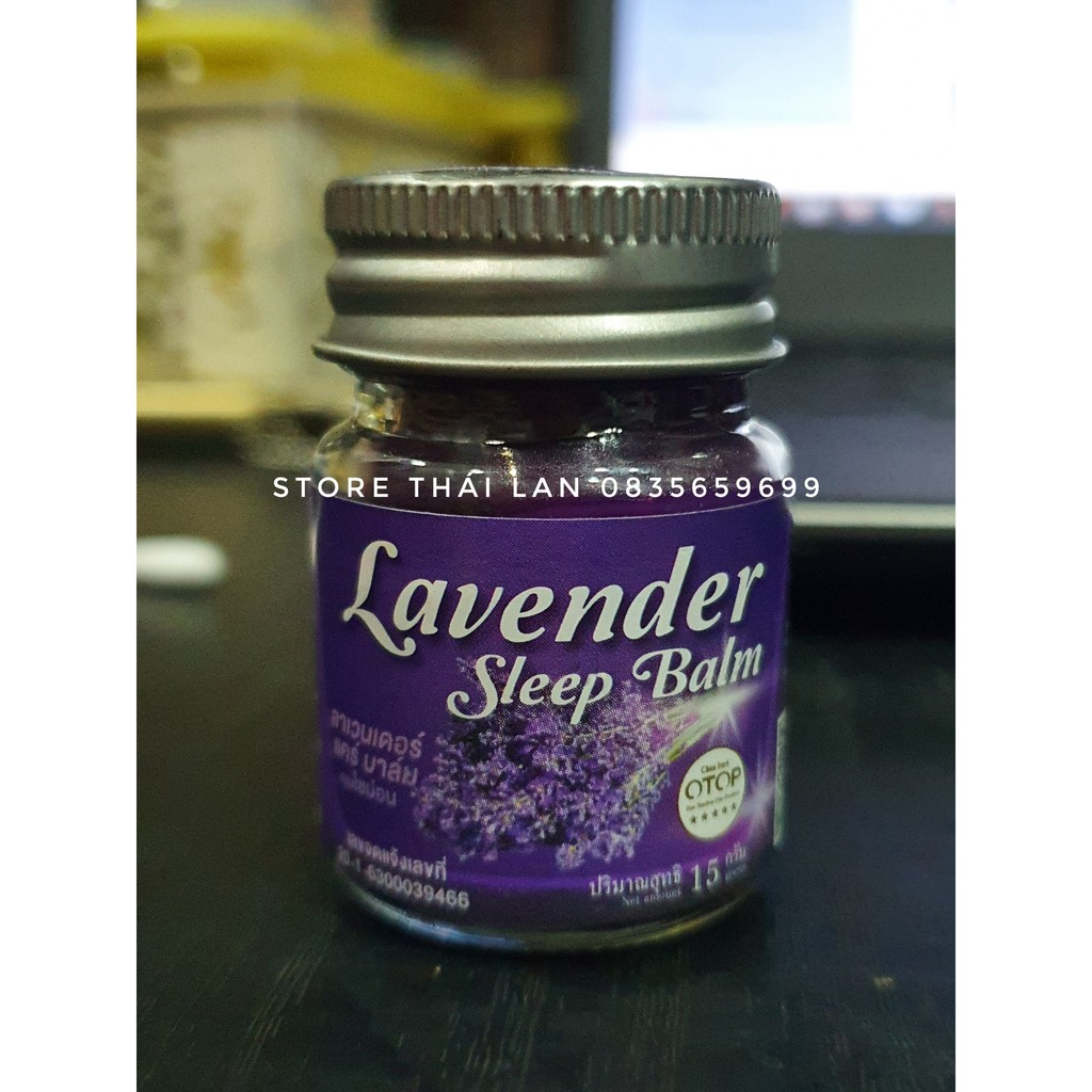 [hàng chính hãng] Dầu cù là lavender Otop Thái Lan giúp ngủ ngon 15gr