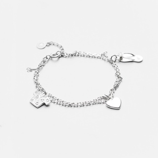 Lắc tay bạc 925 Summer - Shimmer Silver