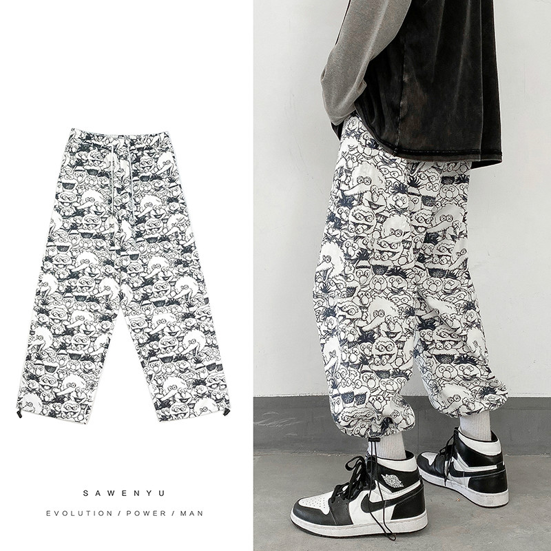 Quần dài thể thao kiểu dáng thời trang phong cách hip hop dành cho nam