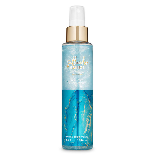 ÁNH NHŨ ✨ Xịt Thơm Toàn Thân Ánh Nhũ Bath & Body Works Diamond Shimmer Mist Saltwater Breeze 146ml