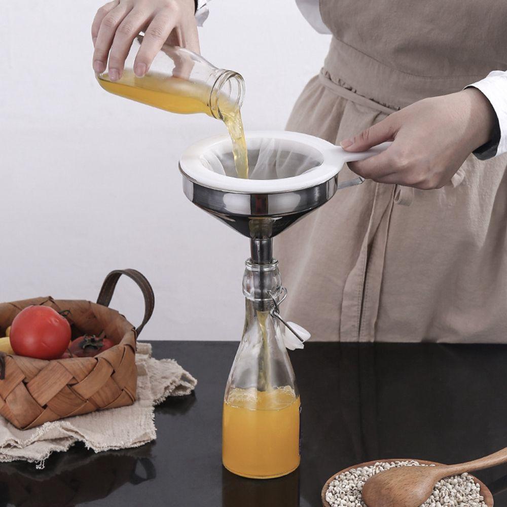 YIYU Phễu Lọc Dầu Bằng Kim Loại Tiện Dụng Cho Nhà Bếp