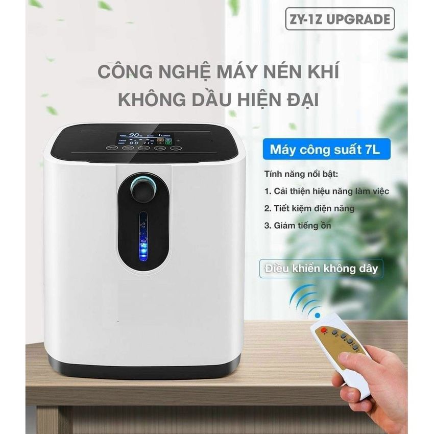 (BH 12 tháng) Máy Tạo Oxy 7 Lít Queen Crown QC ZY-1Z Xuất Xứ Trung Quốc