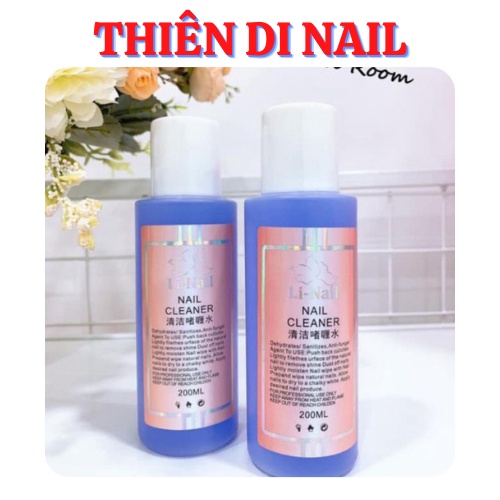 Nước lau gel Li Nail, Nước Phá Gel Thiên Di Nail