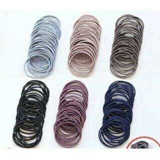 10 dây thun cột tóc cho nữ mix nhiều màu