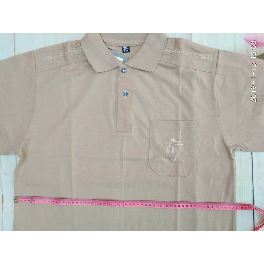 Áo thun nam trung niên cotton cổ bẻ tay ngắn | BigBuy360 - bigbuy360.vn