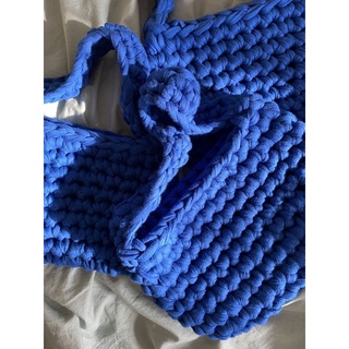 [Túi len móc] Túi xách kẹp nách handmade