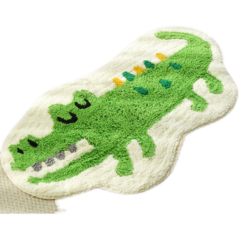 Thảm Chùi Chân Chống Trượt Thấm Hút Tốt Hình Động Vật Dễ Thương