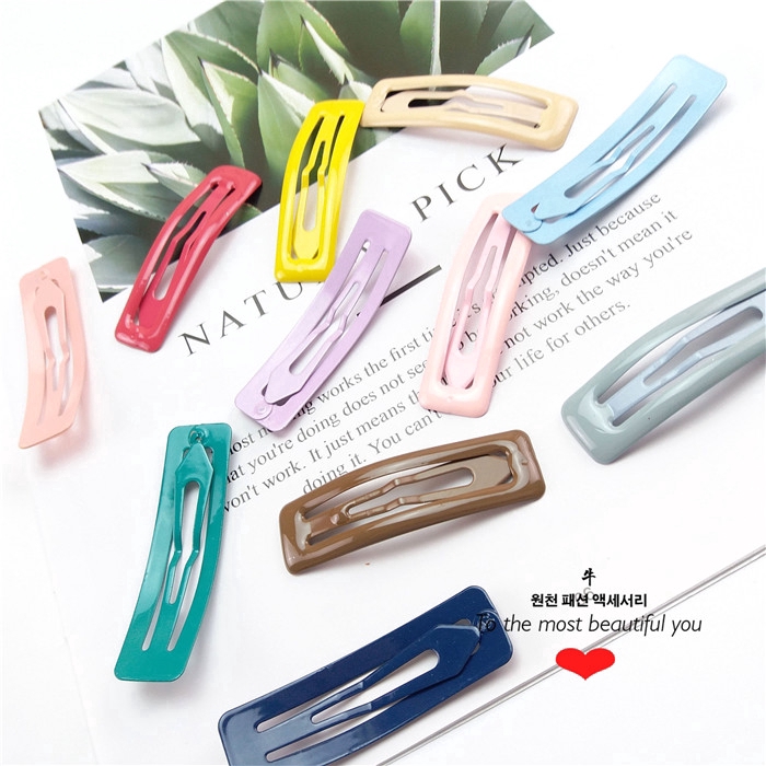 Set 20 kẹp tóc hình vuông phong cách Hàn Quốc