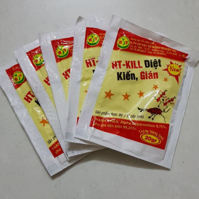Combo 5 gói thuốc rắc diệt kiến gián