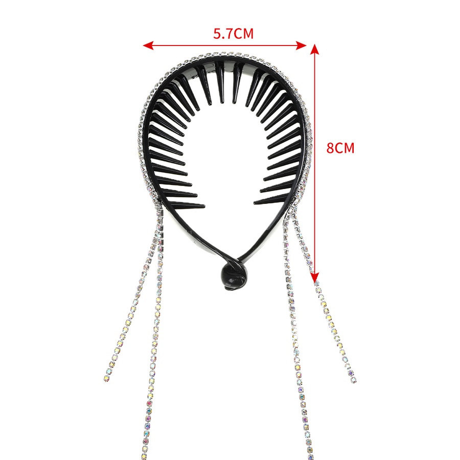 Kẹp tóc đính đá lấp lánh thời trang sang trọng cho nữ