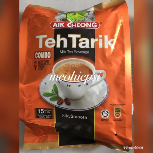 [HCM] Trà sữa  Aik Cheong Teh Tarik combo 4in1 vị cà phê