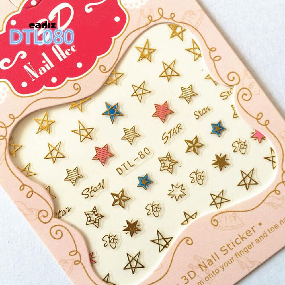 [Hàng mới về] Nhãn dán trang trí móng tay nghệ thuật