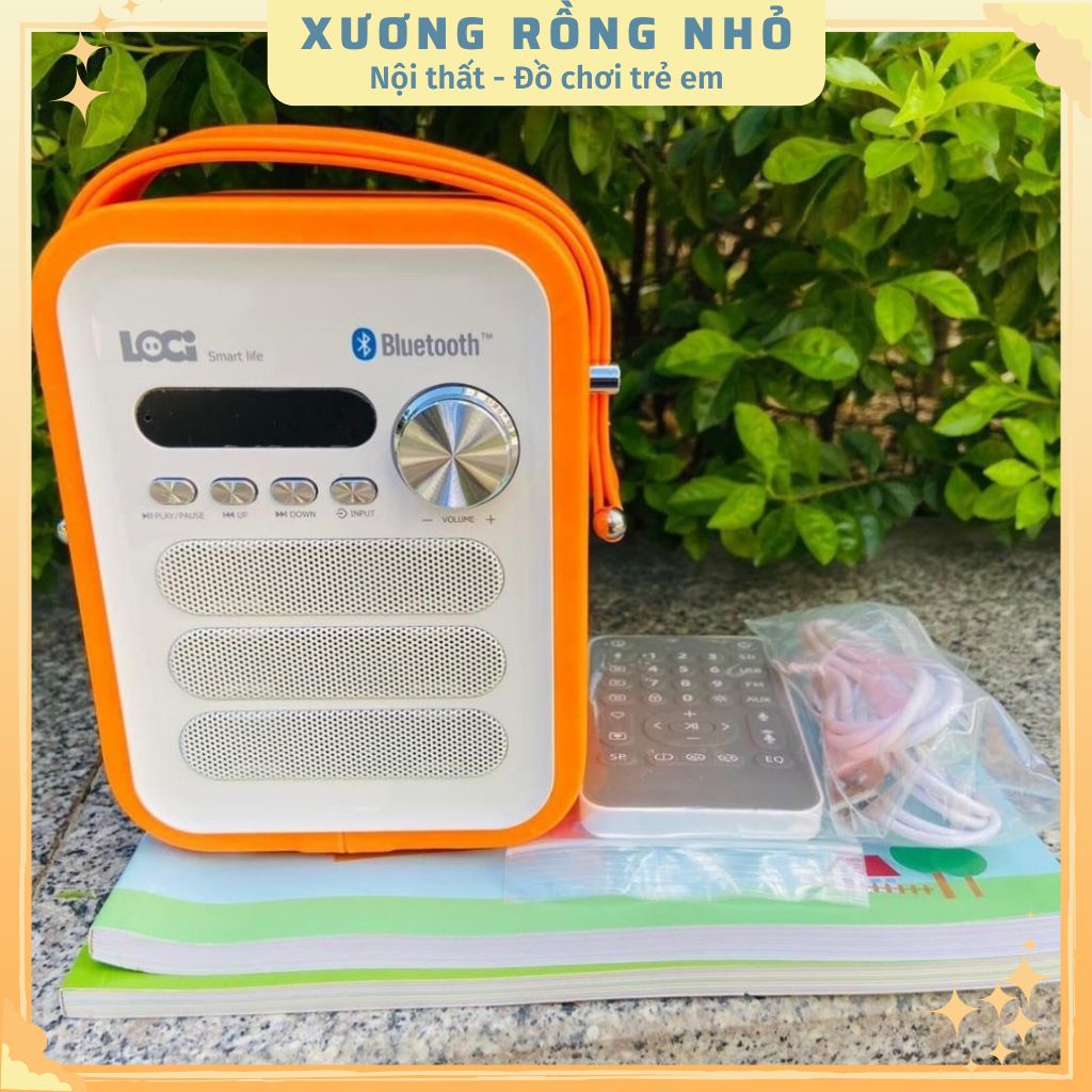 Loa Loci P50 Bản nâng cấp, loa nghe tiếng Anh cho bé bao gồm List bài hát 10000 bài học tiếng Anh