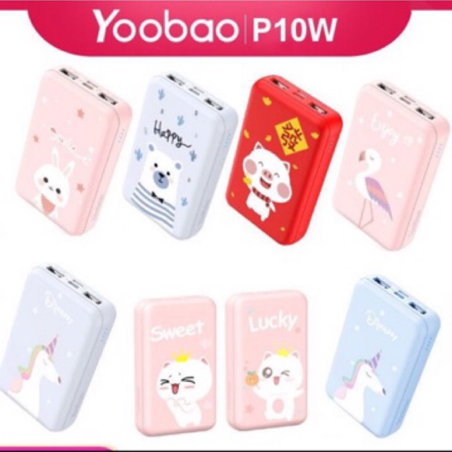 Hàng oder sạc 10000mah yoobao