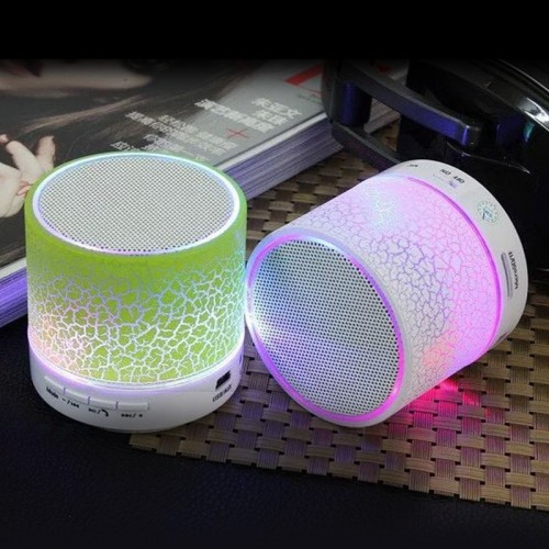 Loa mini bluetooth HLD-600 led màu ngẫu nhiên