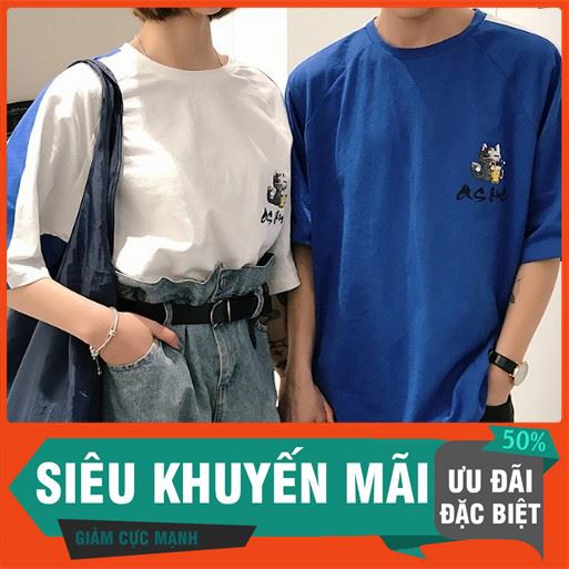 [ Big Sale ] Áo Tay Lỡ Form Rộng Nam Nữ Unisex C36 thời trang lamer