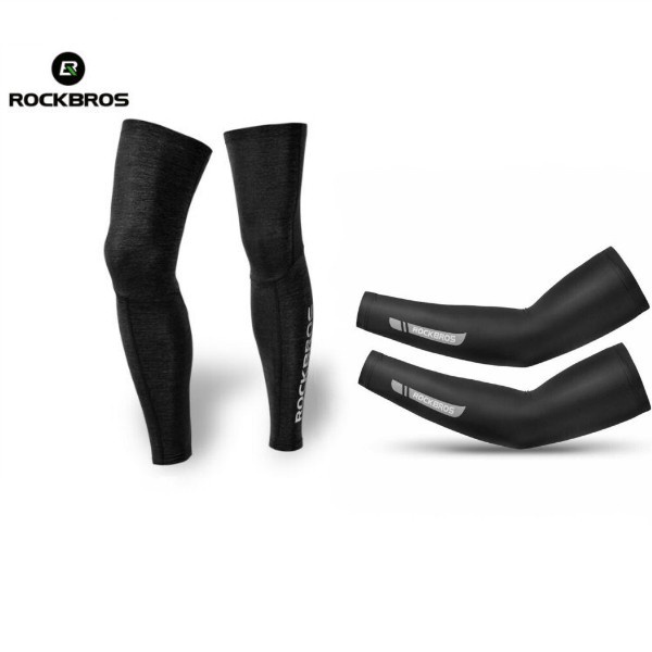 Rockbros Găng Tay Giữ Ấm Đầu Gối Bằng Lụa Mát Tiện Dụng Khi Chơi Thể Thao