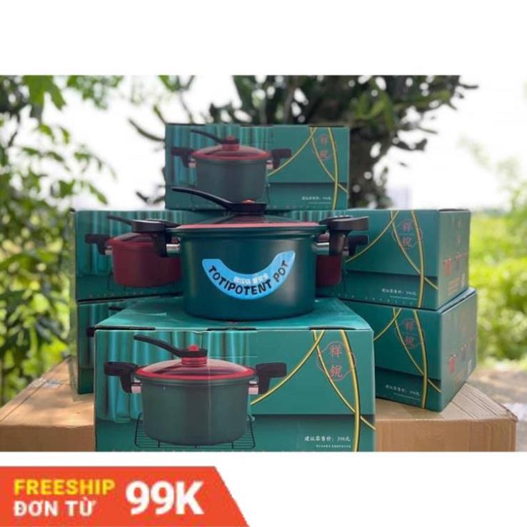 Nồi áp suất Totipotent Pot cao cấp đun cả được bếp ga và bếp từ