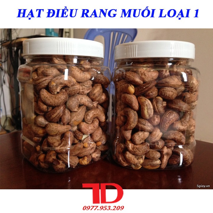 Combo 2 hũ 500g Hạt Điều Rang Muối Loại 1 - Loại A