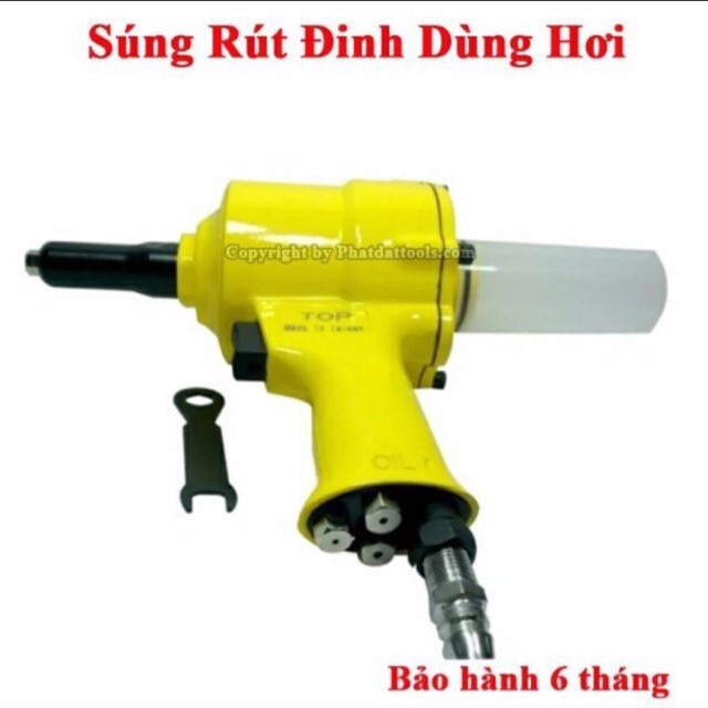 Súng rút đinh tán Rive bằng hơi Taiwan TOP