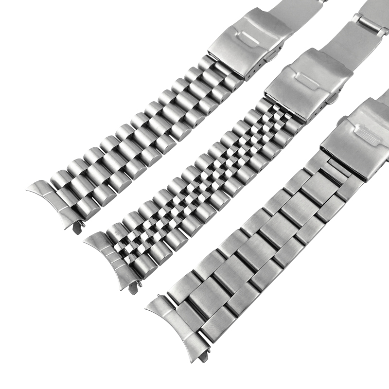 Dây đeo bằng thép không gỉ dành cho đồng hồ nam Seiko 20mm 22mm