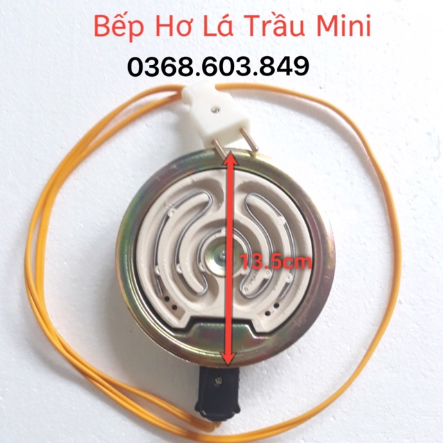 Bếp hơ lá trầu mini