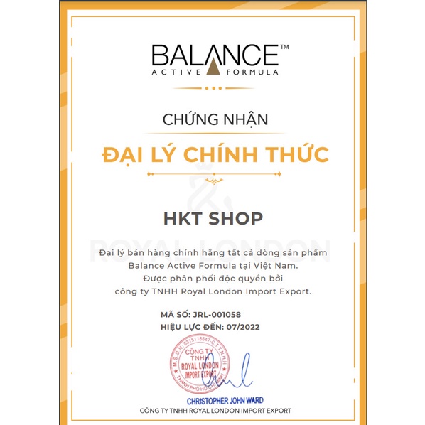 Serum Sáng Da, Mờ Thâm Balance Active Formula Vitamin C Brightening 30ml/ 60ml - HKT Shop