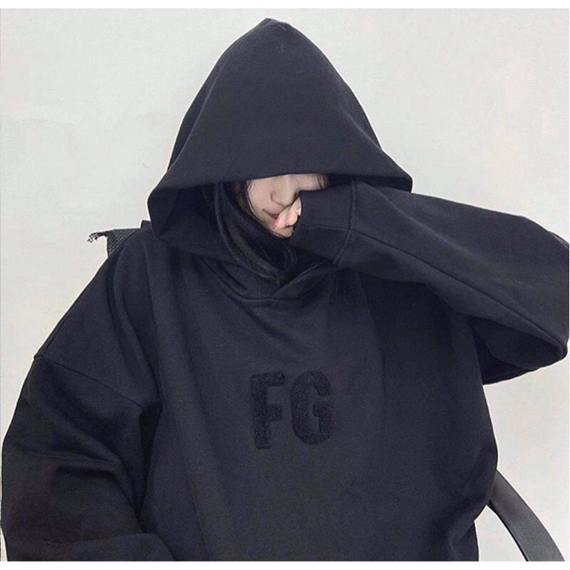 Áo Hoodie FG nam nữ form rộng unisex nhiều màu xám đen be siêu xinh ulzzang HOLA | BigBuy360 - bigbuy360.vn