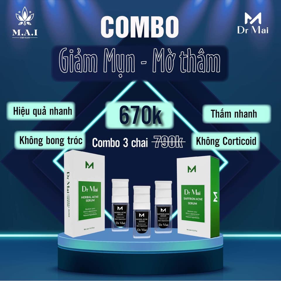 SERUM DR MAI NGUYÊN CHẤT & MIX CHÍNH HÃNG